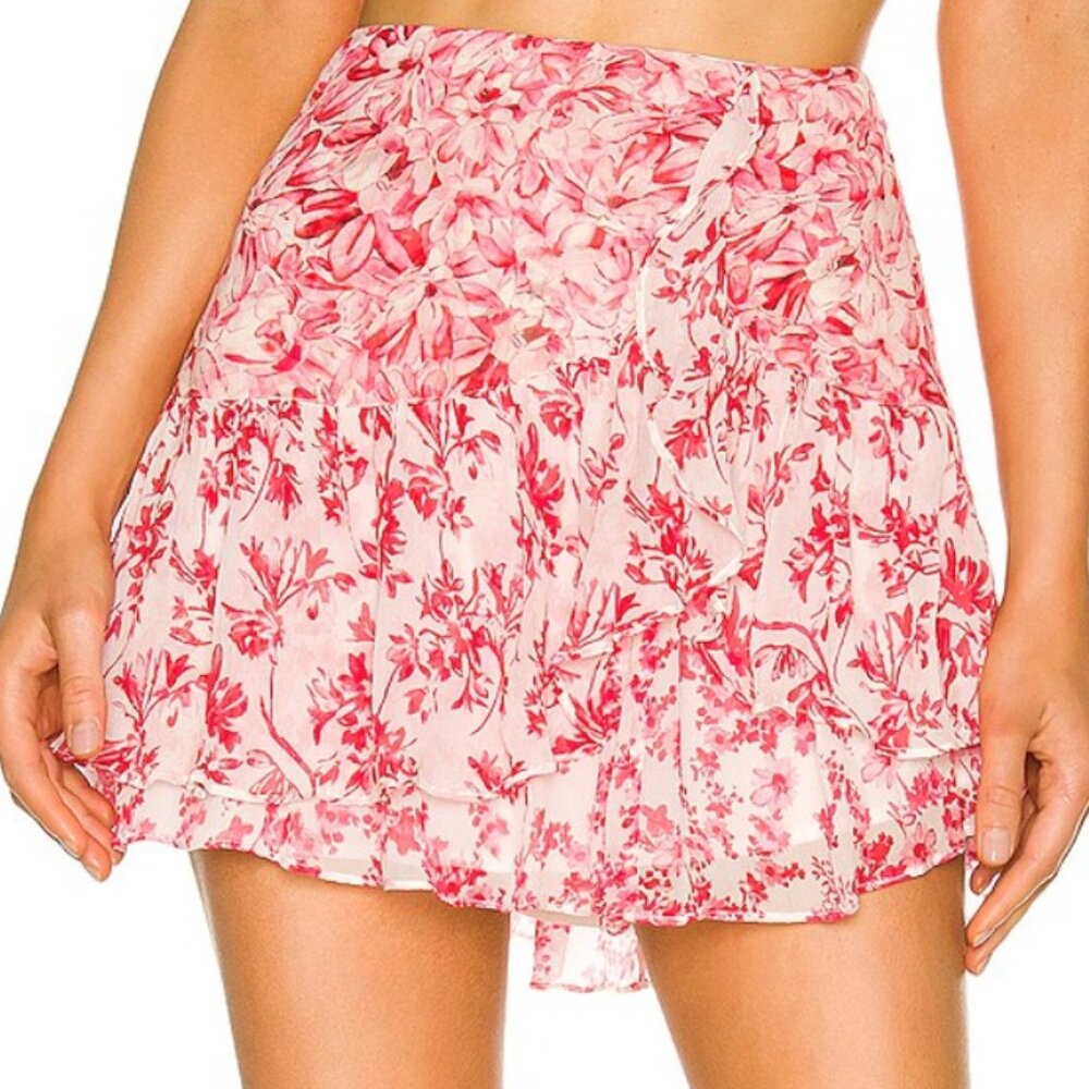 LoveShackFancy Rhodes Skirt - Campfire Breeze